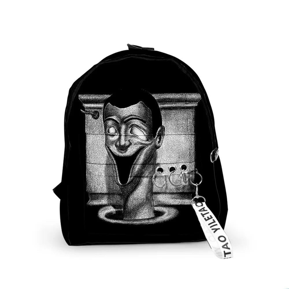 3D Game New Product Skibidi Toilet Peripheral Toilet People Backpack Primary and Secondary School Schoolbags for boys and girls