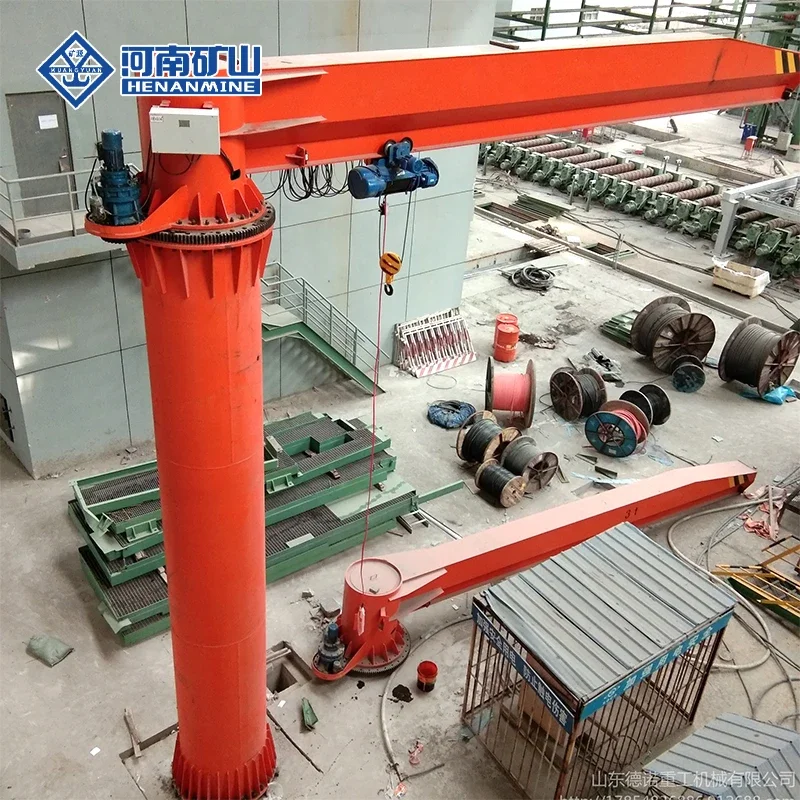 Workshop BZ Model 5t 6t 7t 8t 9t 10t Rotate Fixed Type 360 Degrees Jib Crane