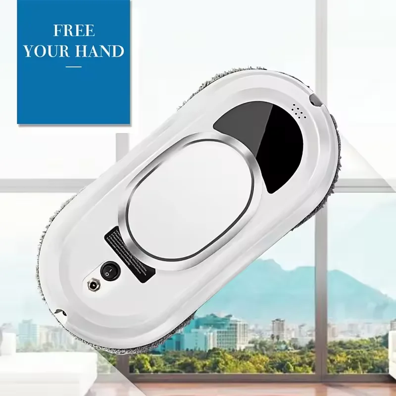 2024 New Electric Window Cleaning Robot Vacuum Cleaner Household Remote Control Window Cleaning Device for Home