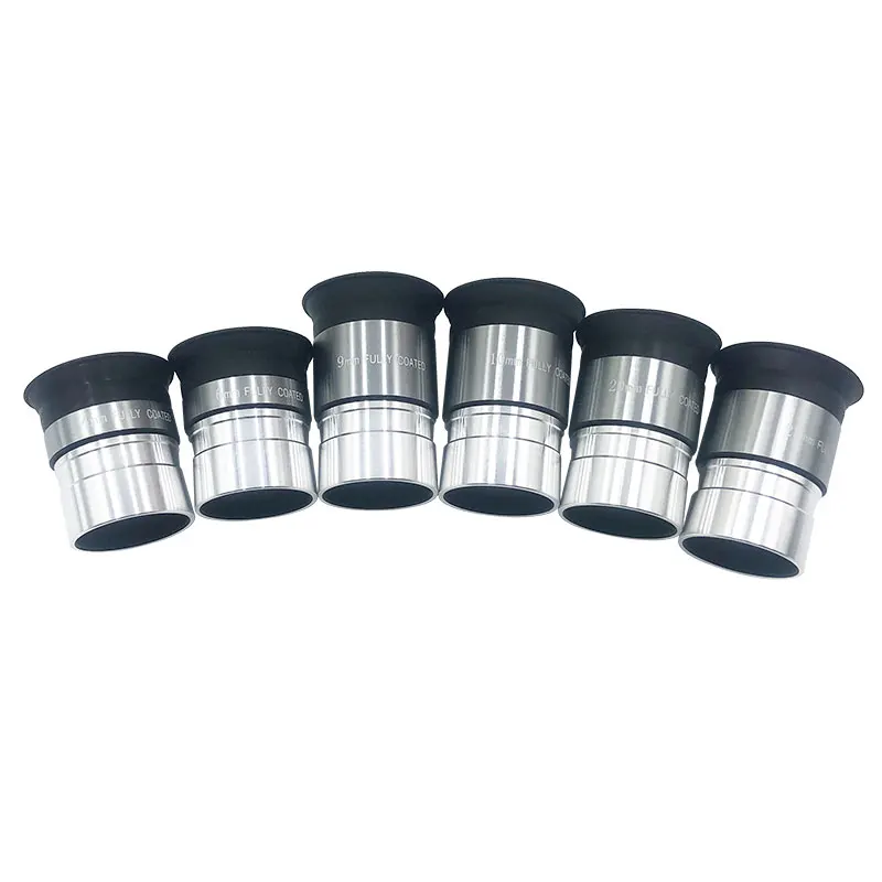 

1.25-inch High-Definition Wide-Angle Silver Eyepiece Set for Starry Sky Telescope Compatible Accessory Magnifying Glass