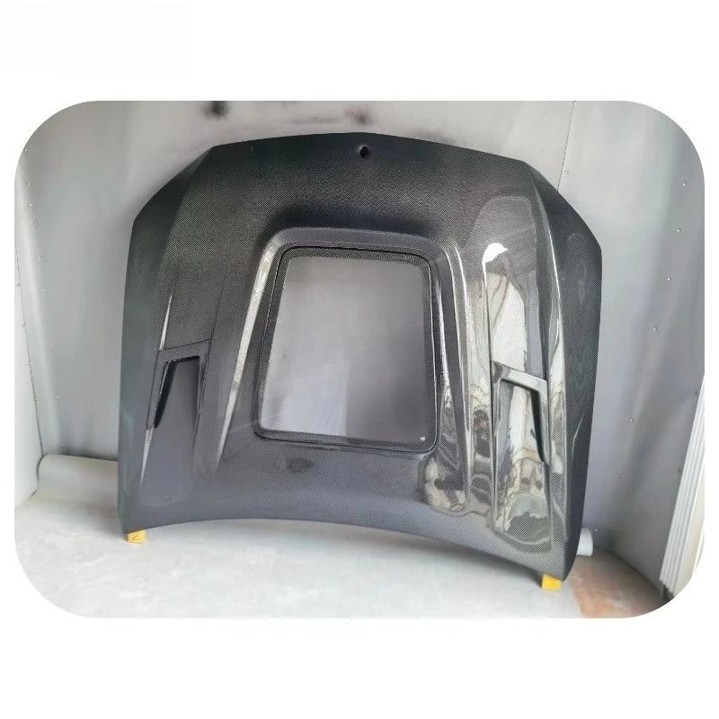 Hot Selling Carbon Fiber Engine Hood Bonnet with Transparent Window for C63 W205 Upgrade Conversion Kit