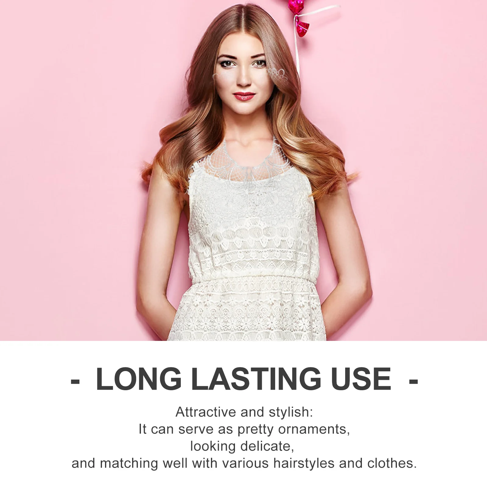 

2Pcs Lace Neckline Collar Floral Applique Ripple Trim Practical Elegant DIY Clothes Decoration White Lace Collar