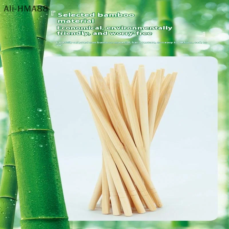 

50Pcs 2025New Disposable Chopsticks Independent Packaging Chopsticks For Restaurants Chinese Bamboo Material Household Chopstick