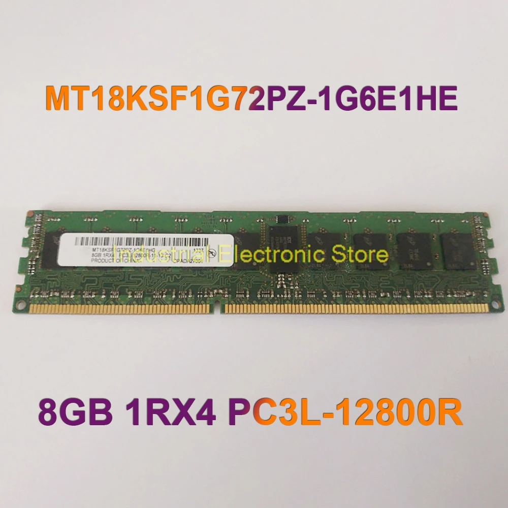 

8GB 1RX4 PC3L-12800R Server Memory 8G DDR3L 1600 ECC REG MT18KSF1G72PZ-1G6E1HE For MT High Quality Fast Ship