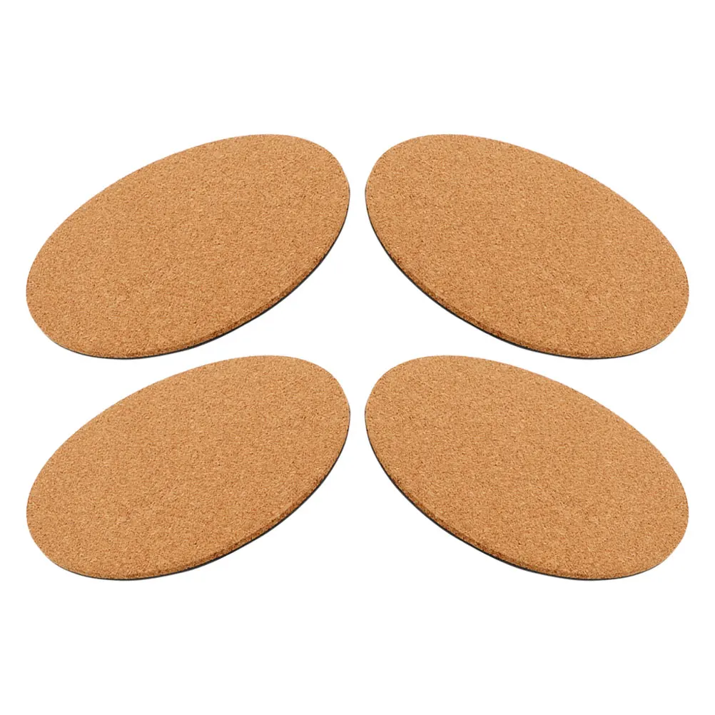 

4pcs Round Cork Plant Coasters Absorbent Natural Cork Pads For Indoor Plants Pots Protection Table Countertop Mat Flowerpot