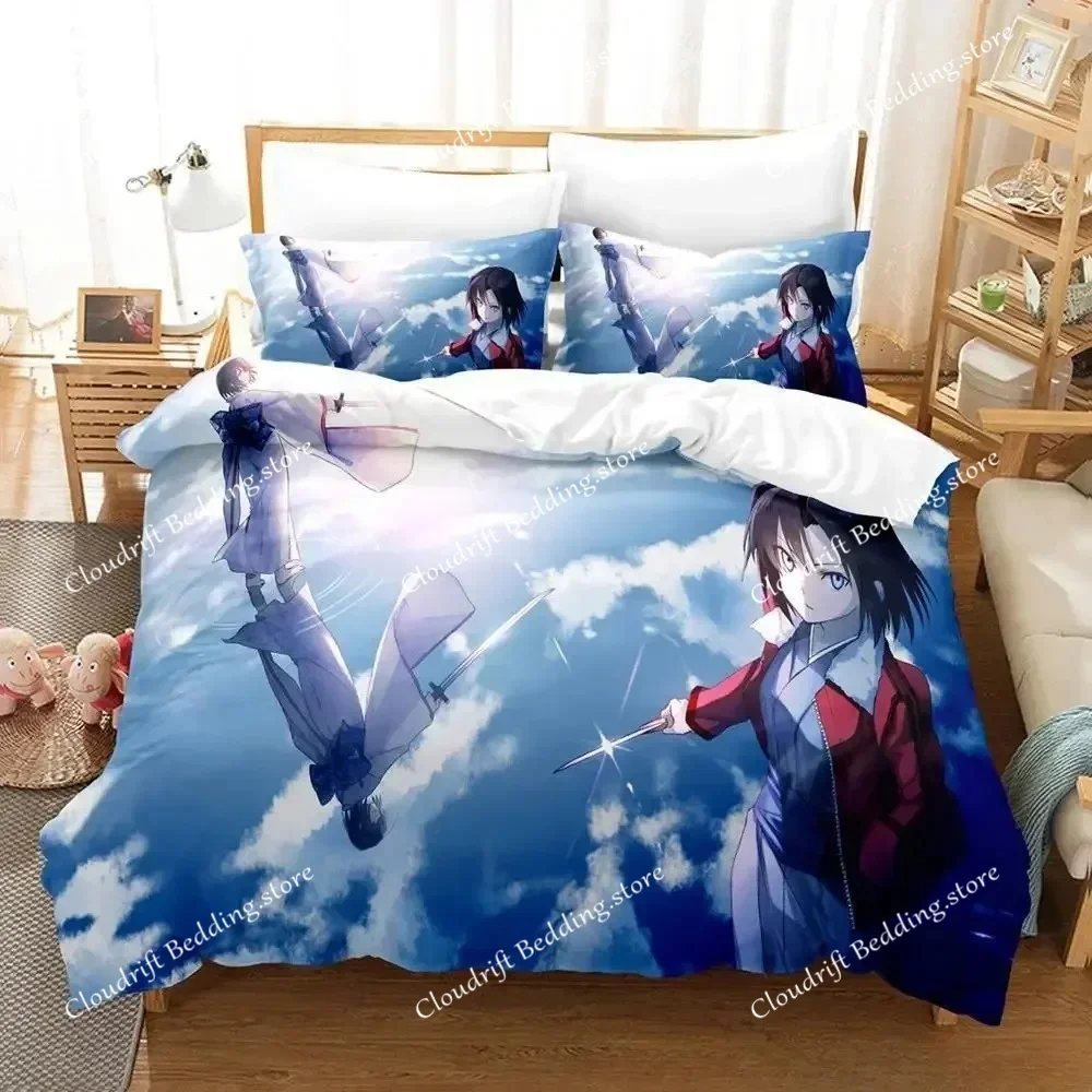 

New Kara no Kyoukai Bedding Set Single Twin Full Queen King Size Bed Set Adult Kid Bedroom Duvet cover Sets Anime Bed Sheet Set