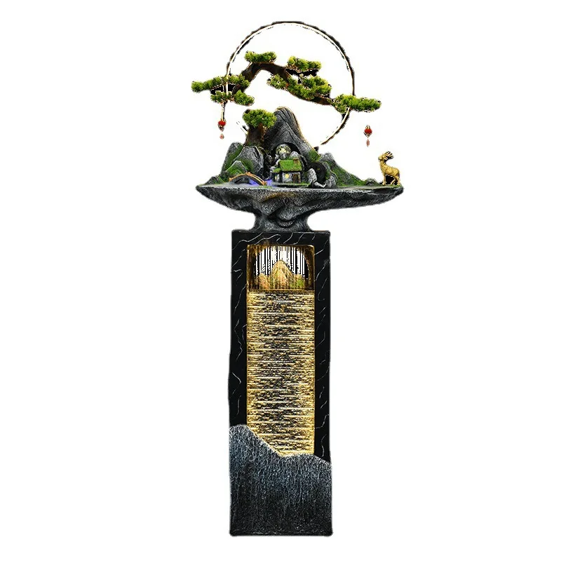 LTT new Chinese rockery flowing water balcony courtyard garden decoration humidification lucky ornament