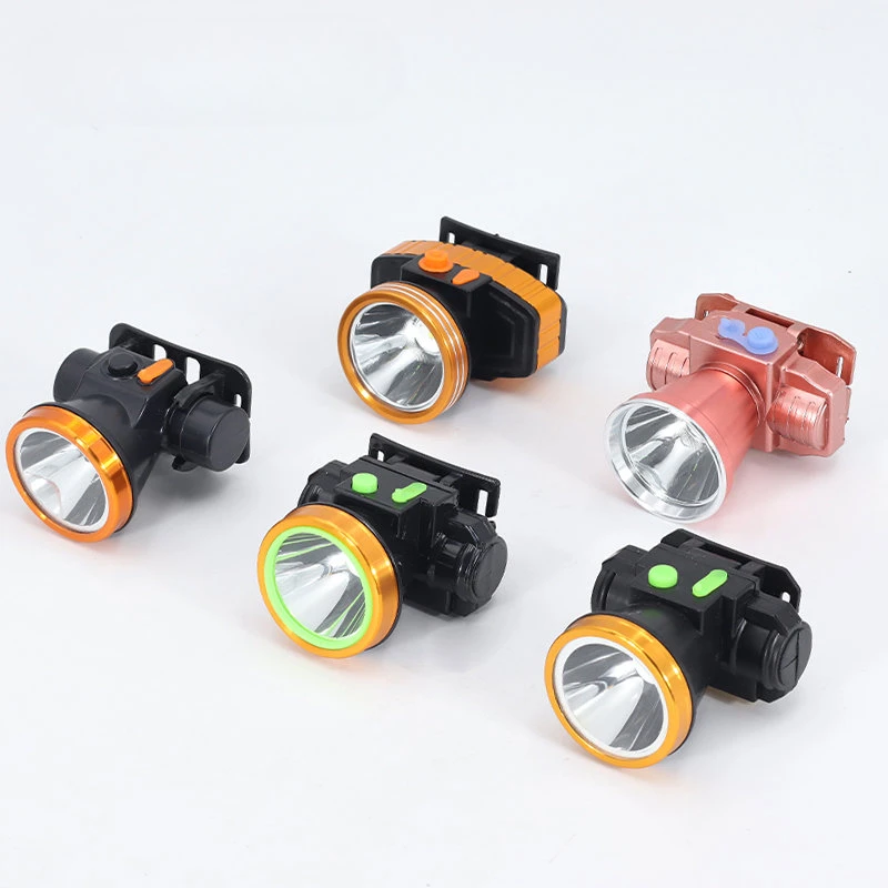 Lampu LED Super terang Headlamp100-250V dapat diperbesar lampu kepala senter kepala lampu dengan baterai untuk memancing berburu berkemah