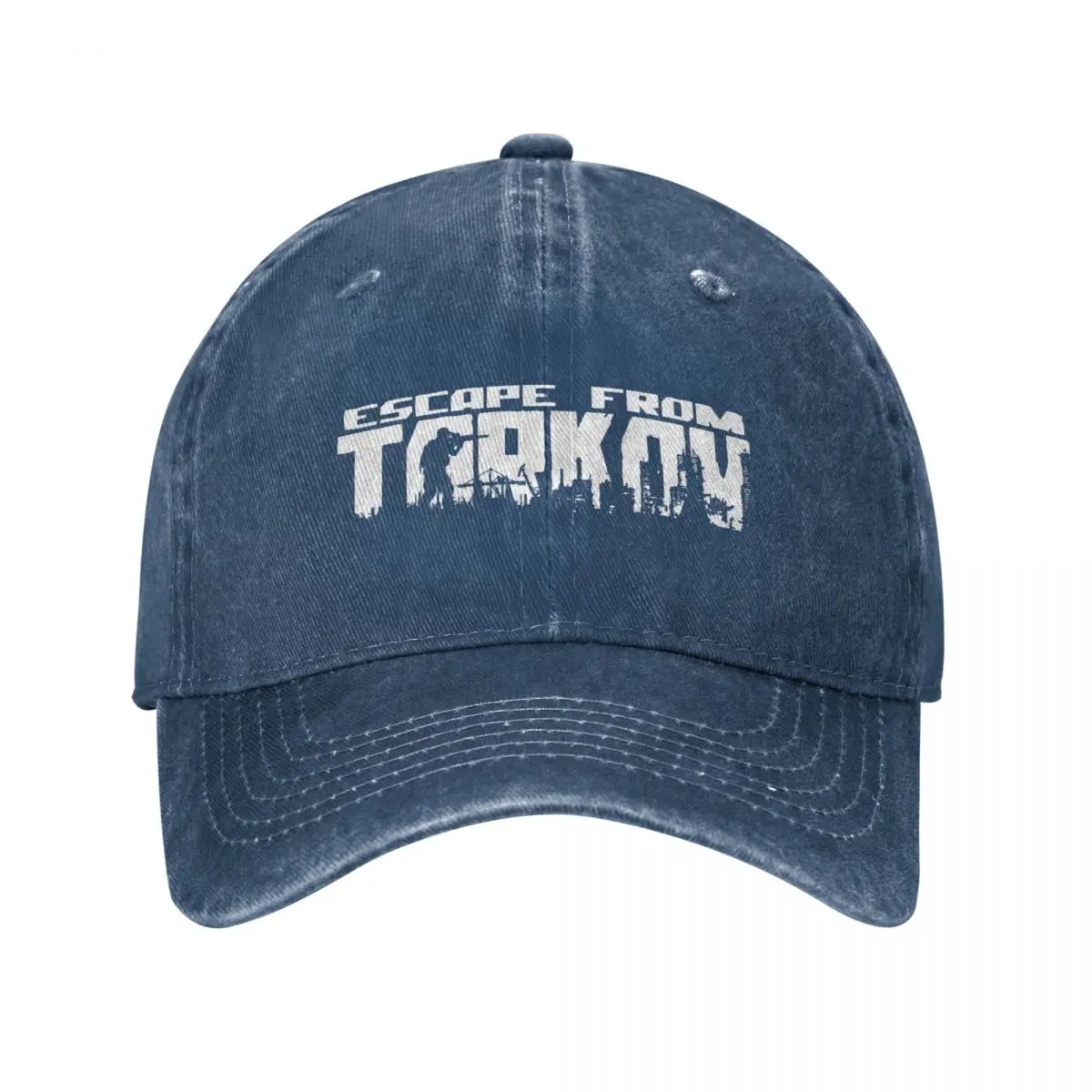 Escape From Tarkov Logo Unisex Baseball Cap Survival Shooter Game Distressed Washed Hat Outdoor All Seasons Travel Headwear