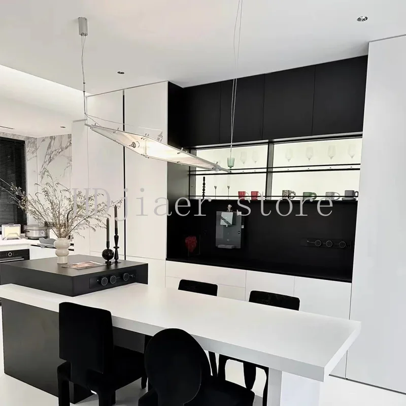 

Designer loft dining room chandelier simple Bauhaus art niche hollow staircase bar living room cafe