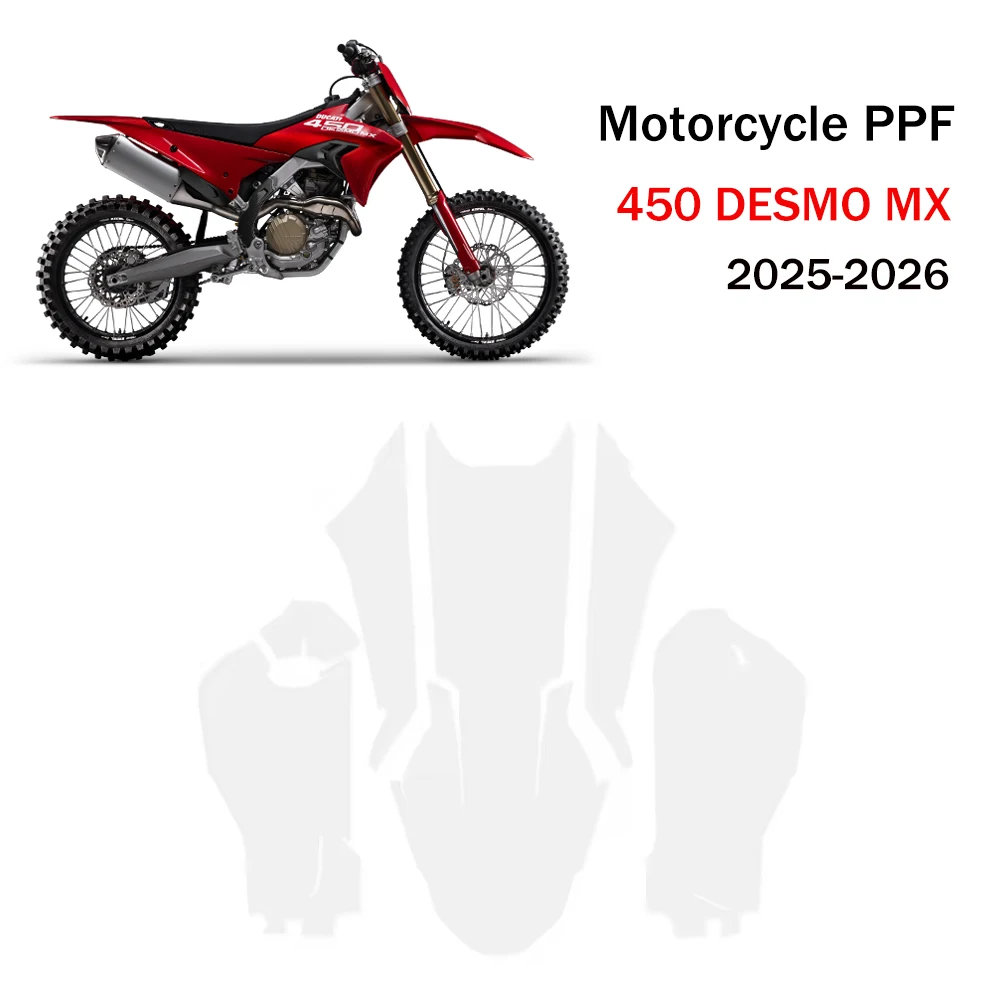 

450DESMO MX TPU Anti-Scratch UV Resistant For DUCATI 450DESMO MX Paint Protection Film Self-Healing 2025 Motorcycle PPF