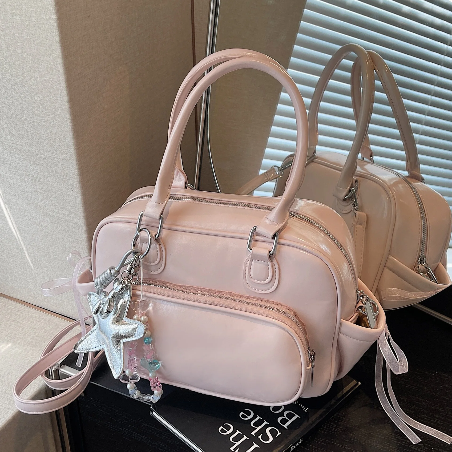 

2025 Spacious Casual Bag for Women Versatile Backpack Crossbody Purse Multi-Functional Commuter Tote Trendy Practical