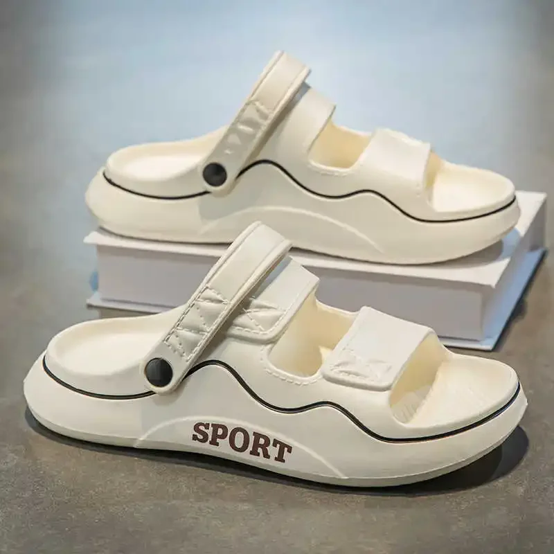 가벼운 라운드 토 남성용 아웃도어 스니커즈 블루 샌들 슈즈 슬리퍼 스포츠용 새롭고 빠른 프로 해외 다른 신발