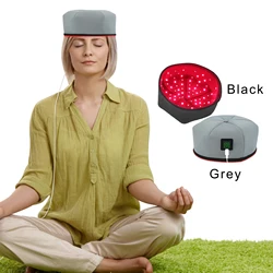 Near Infrared LED Red Light Therapy Cap Hat Helmet per la ricrescita dei capelli presant Loss Head Relief dispositivo per il rilassamento del cuoio capelluto