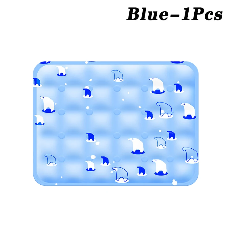 Ice Cooling Pet Mat For Dogs Cats Portable Washable Summer Cooling Blanket Reusable Non Toxic Self Cooling Non Slip_voghion.com