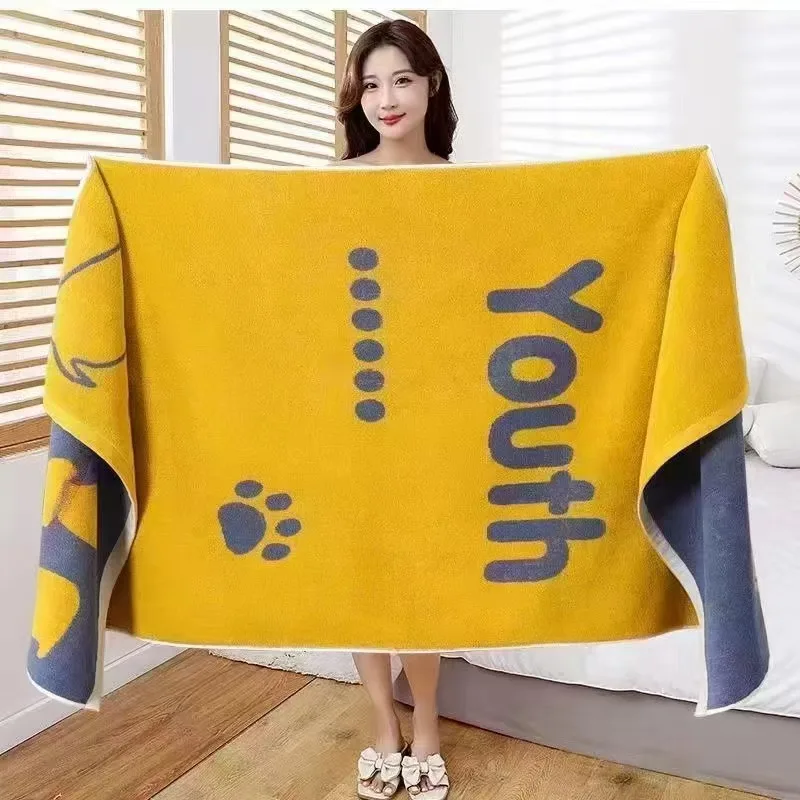 Pure cotton, extra thick and extra large size, approximately 430 grams per piece. Bath towel is soft, absorbs water well, and do