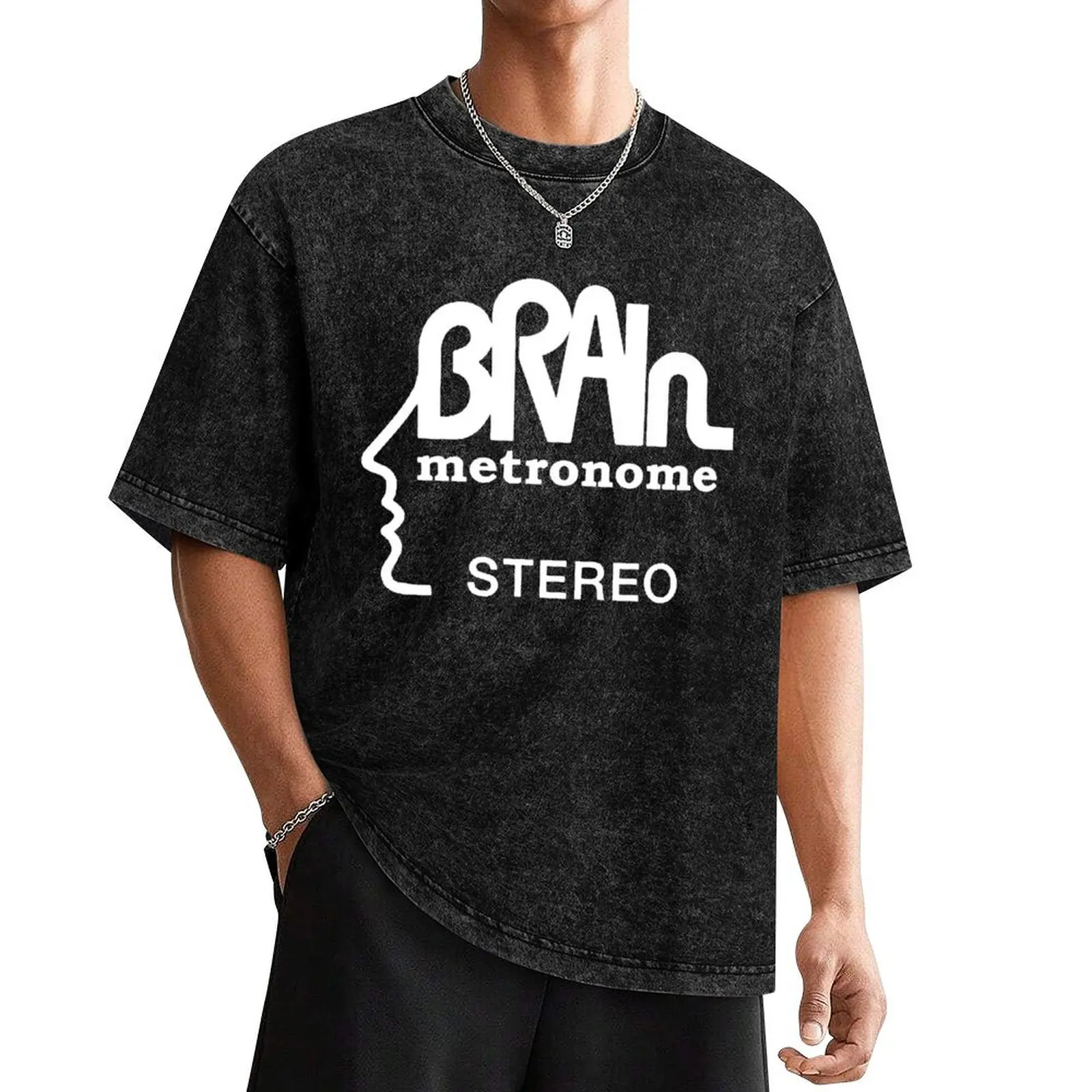 

Brain Metronome Krautrock Stereo Essential T-Shirt anime clothes cute tops summer top clothes for men