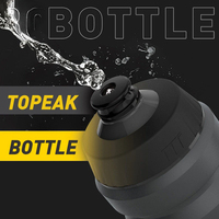 Topeak TPR Nozzle BPA-free Road Cycling Water Bottle Jet Valve Squeezable 650ml 750ml Outdoor Sports Water Bidon Bicycle Bottle