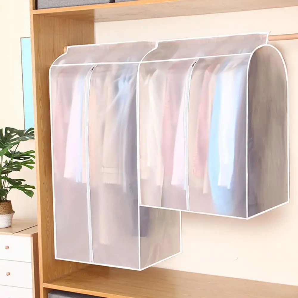 Hanging Portable Home Garment Dress Suit Bag Storage Bags Clothes Organizer Dust Covers Clothing Cover