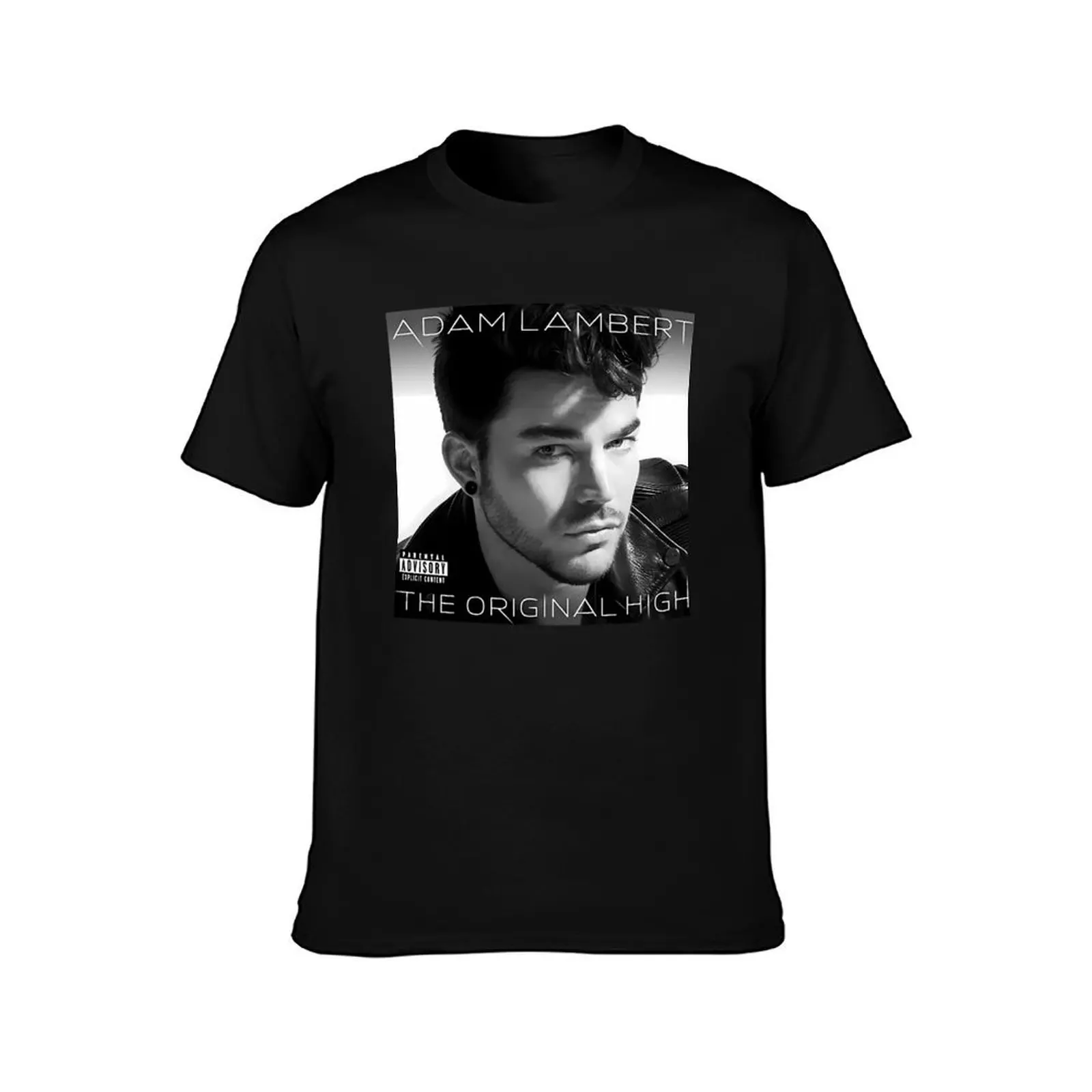 adam lambert rebon T-Shirt, Summer Casual Cotton Tee, Oversized Streetwear Tops, Vintage Graphic Print, Loose Fit Short Sleeve