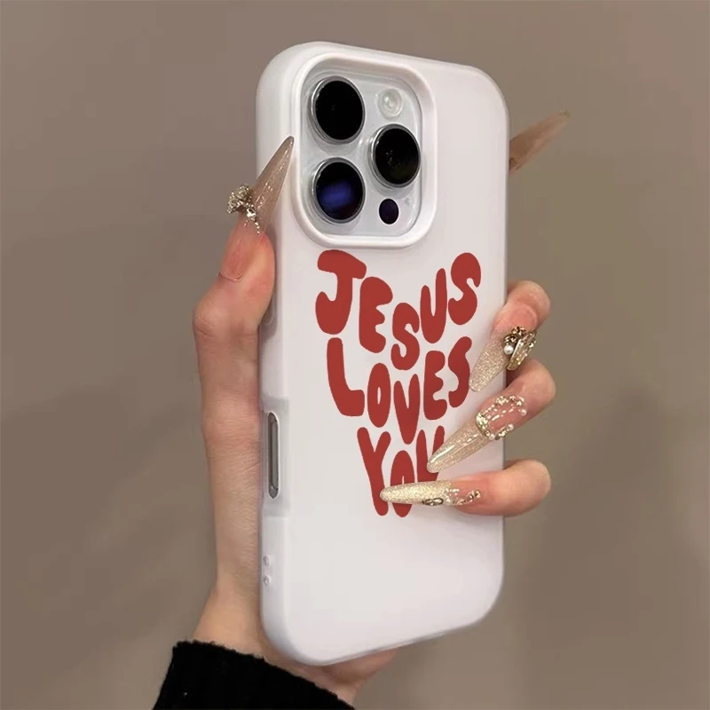 

Faith-themed Illustration Phone Case For iPhone 17 16 Pro Max 11 13 12 14 15 8 7 Plus XS XR X 16E 17E 17 Air SE Shockproof Cover