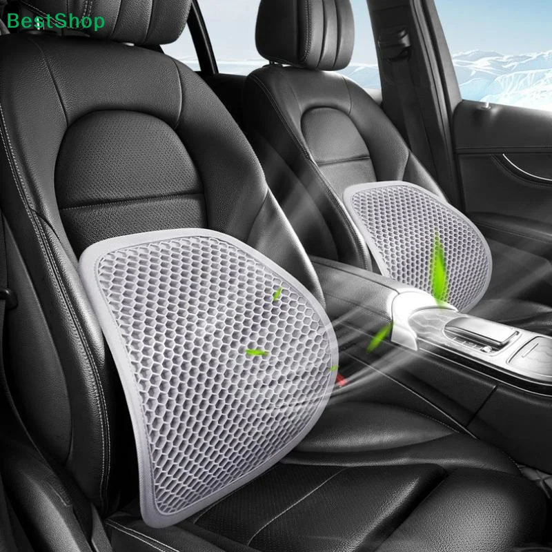 

✔Breathable Car Lumbar Support Cushion,Mesh Back Support Pillow for Car Seat for Driving,Office Chair
