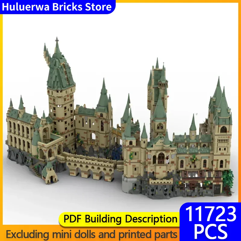 Magical Movie Model MOC Building Bricks Medieval Castle College Modular Technology Gifts Holiday Assemble Children Toys Suit