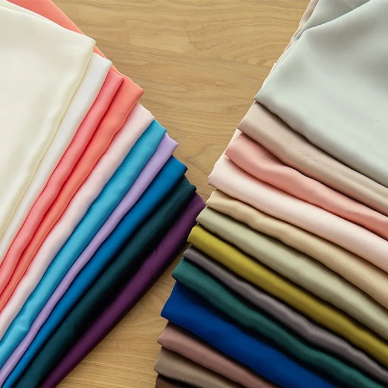 

35 Soft Satin-finish Pure Cotton Solid-color Fabrics Suitable For Handmade Sewing Patchwork Sold By The Half-meter Home Textiles