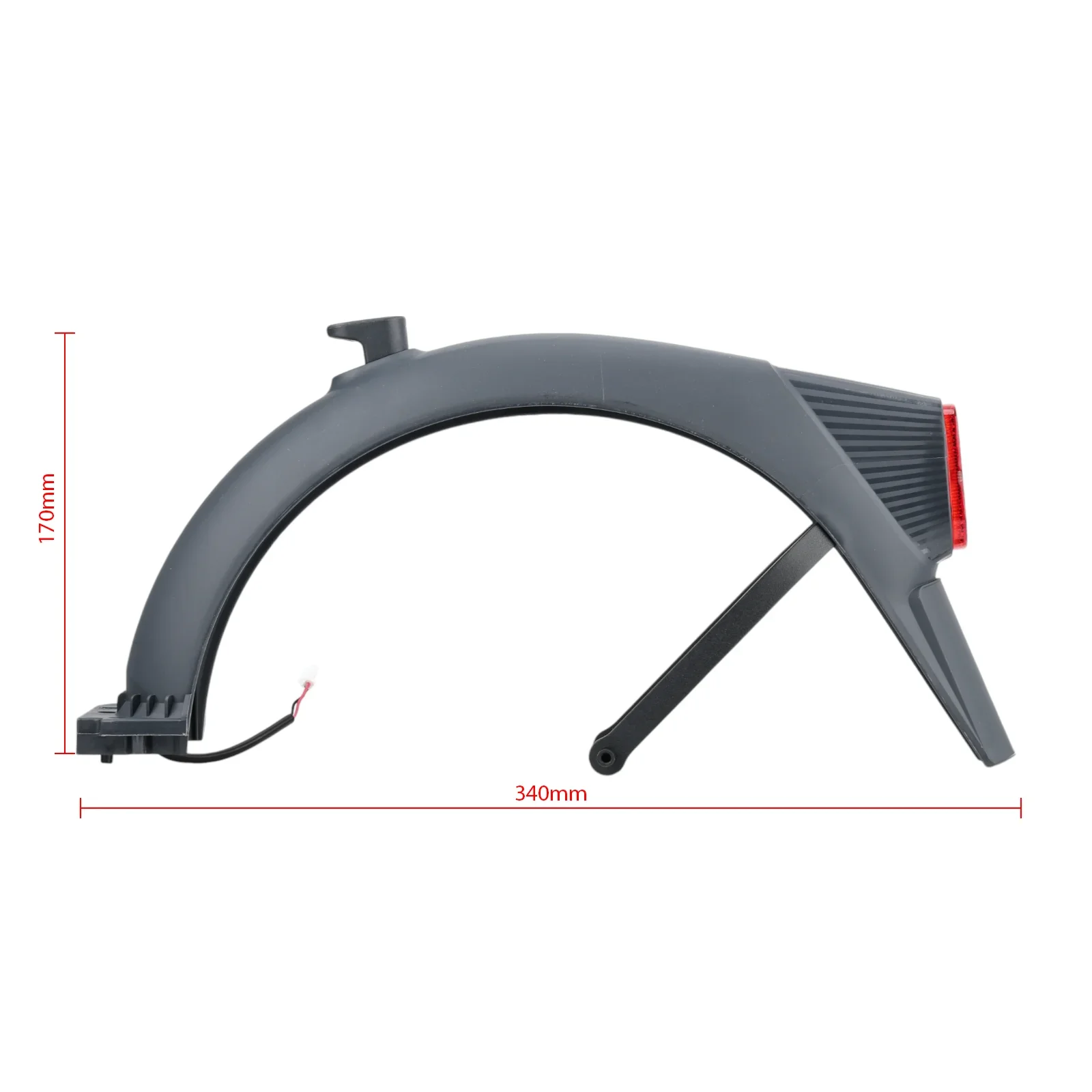 Rear Fender For Ninebot E2 Pro Electric Scooter Mudguard Includes Taillight Bracket KickScooter Accessory Parts