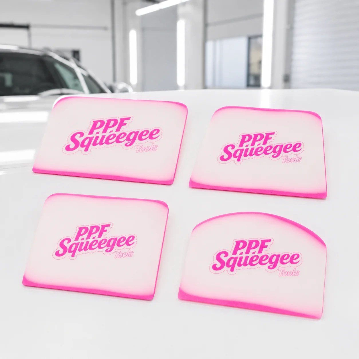 Car Wrap Tool Flexible Edge Squeegee Card Scraper for PPF Vinyl Wrap Window Tint Film Bubble Remover Auto Detailing Tool
