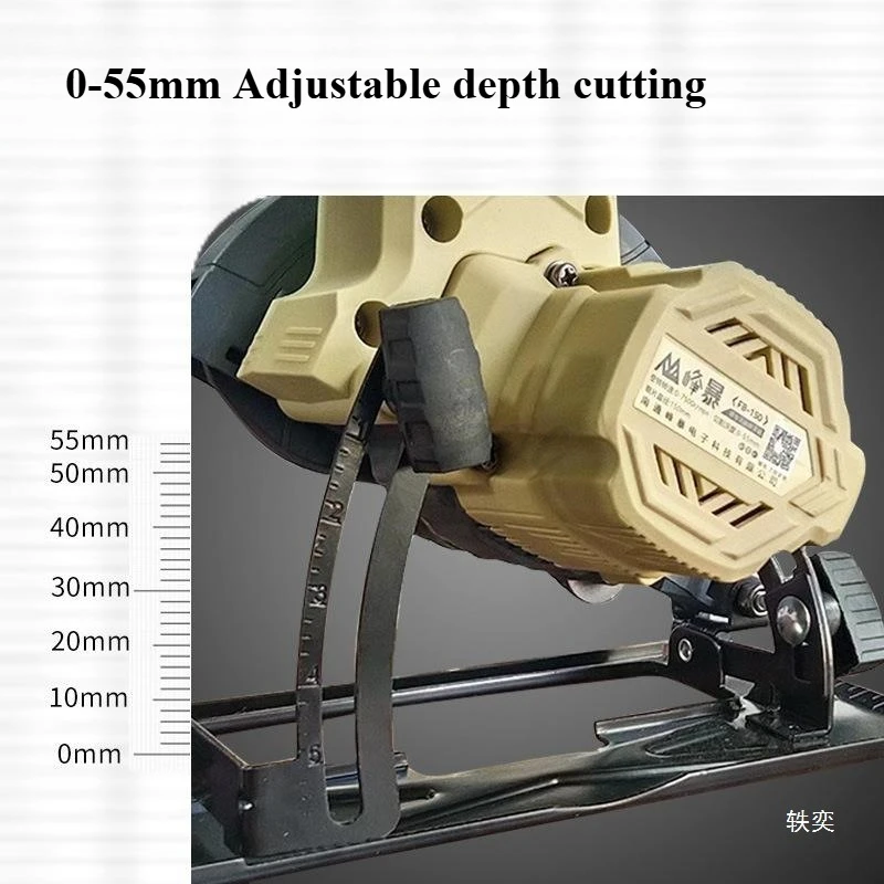 High Power Brushless Electric Circular Saw Charging Handheld Marble Machine Woodworking Tool Electric Tool Cutting Machine