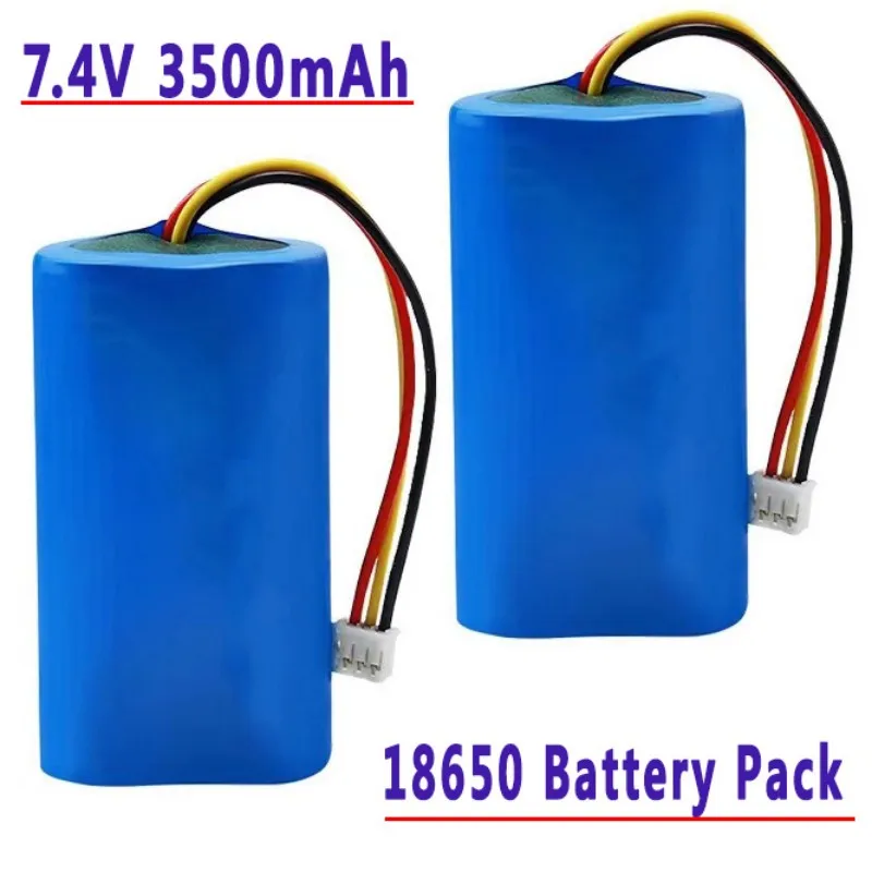 7.4 V, 3500mAh 100% New Rechargeable 18650 Lithium Battery Amplifier Power Supply Toy Accessories Reinforced Concrete 2S1P