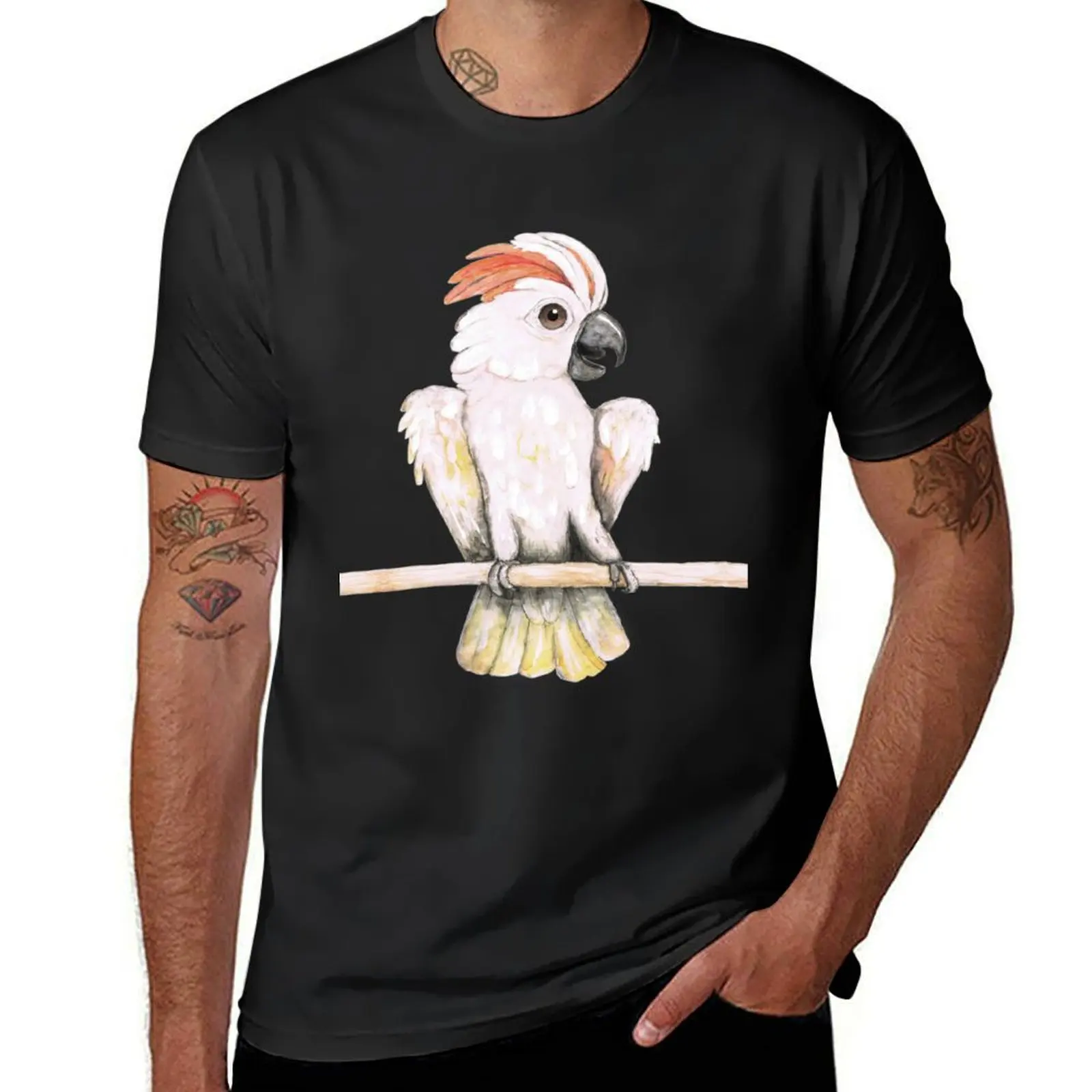 

Salmon-crested cockatoo T-Shirt croswit shirt man anime tshirt custom t-shirts Men's t shirts