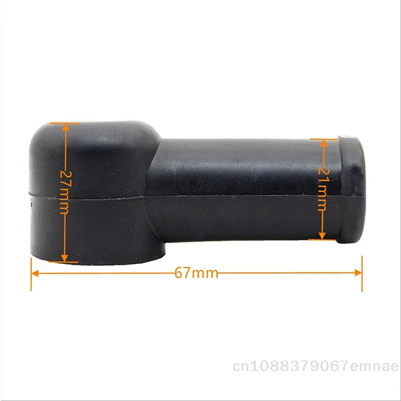 【xxx】2PCS Rubber Car Motorcycles Battery Negative Positive Terminal Cover Cap Boot[ZYS]