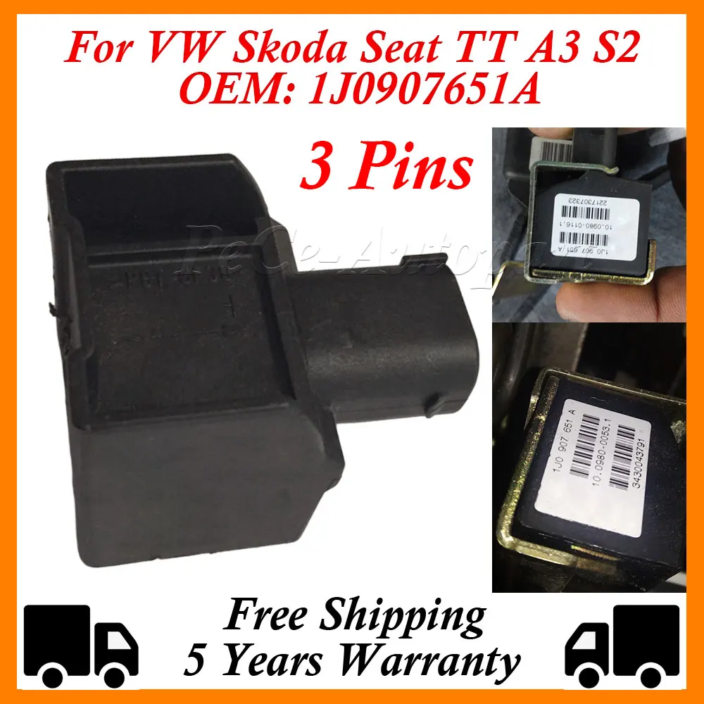 

Car Yaw Rate Sensor ESP Sensor 1J0907651A For VW Skoda Seat 1J0 907 651 A 1J0 907 651A
