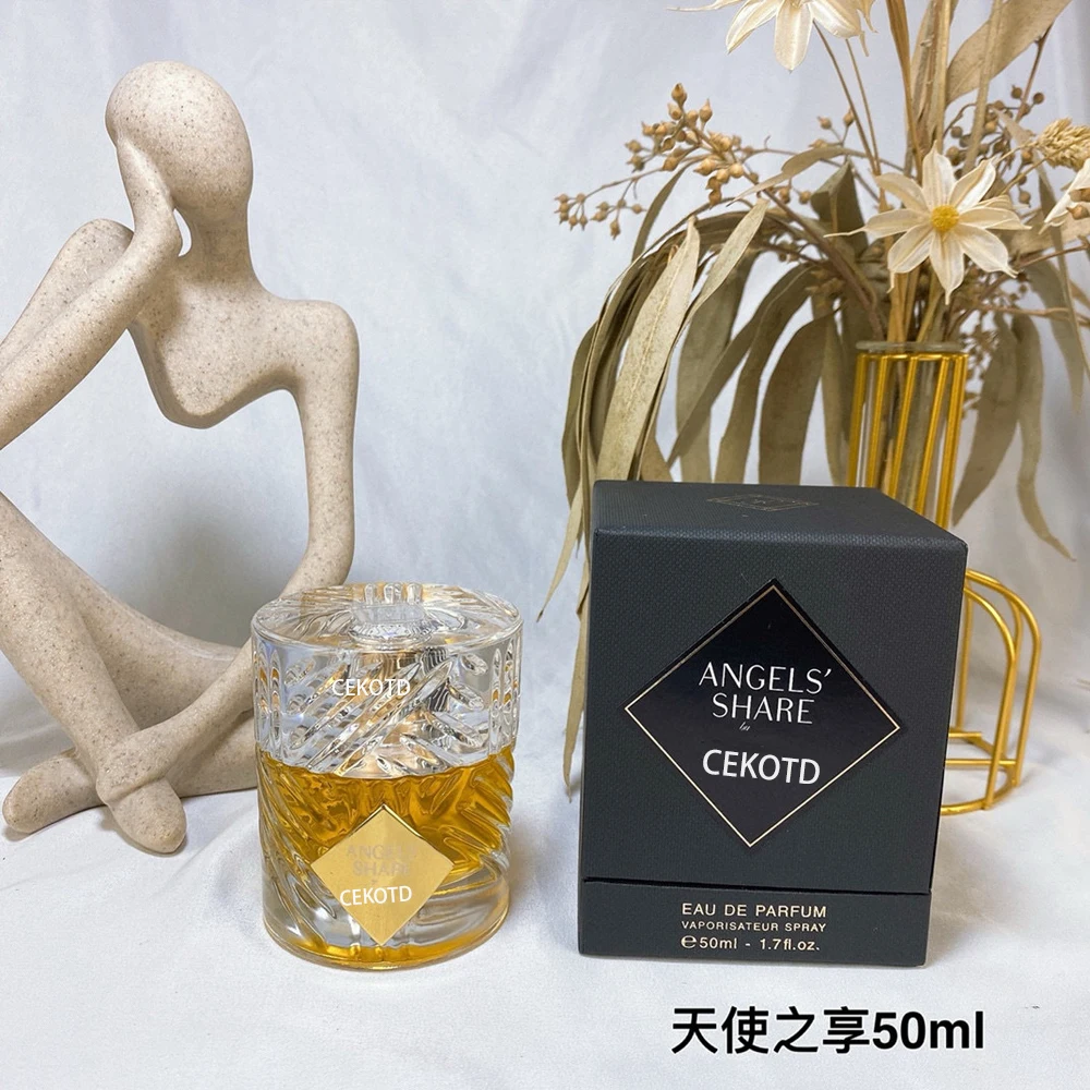 50 مللي ماركة الملائكة حصة عطر دائم الأزهار الطبيعية فاكهي الجليد الورد لهب الشيح التفاح براندي EDT للرجال والنساء