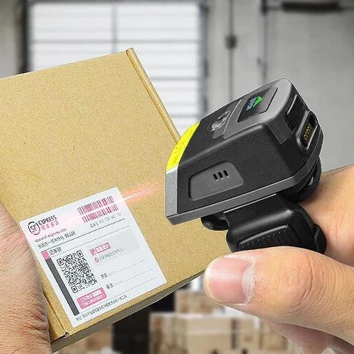 Rugged Wearable 2d QR Code Reader Mini Ring Wireless Barcode Scanner Bluetooth Reader Finger Scanner For Warehouse Picking