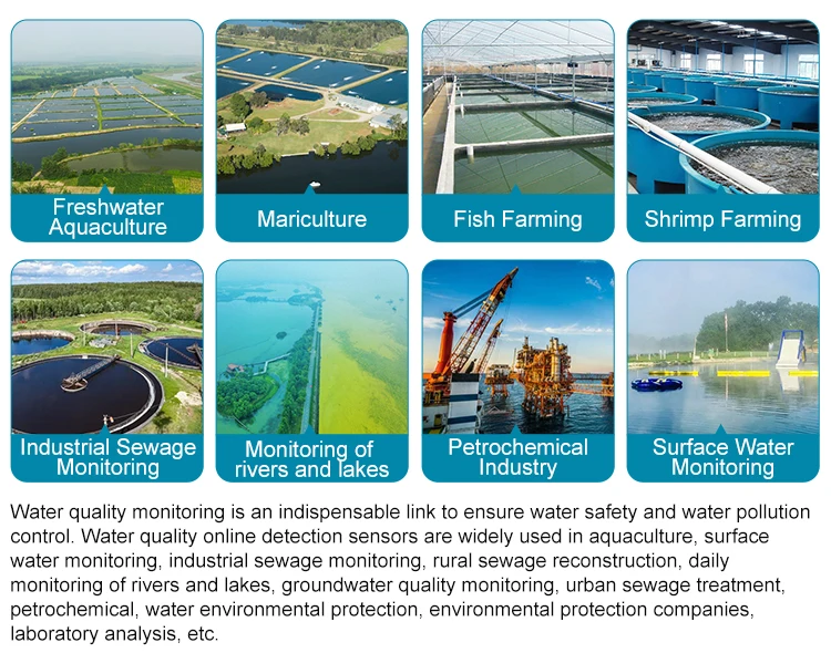 Aquaculture Control System Automatic Control Oxygenator Optical DO Sen sor Automatic Farms 4 Sen sors at the same time