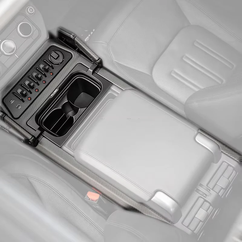 2025 Center Console with Armrest for Land Rover Defender, Interior Operating System Storage Box, Car Accessories