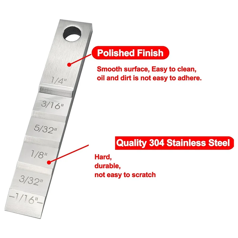 أدوات A44F-Pipefitter، 2130 فاصل أنبوب صغير، مقياس متدرج (3/4 × 4 بوصة)، أداة تركيب الأنابيب لحام تباعد الأنابيب