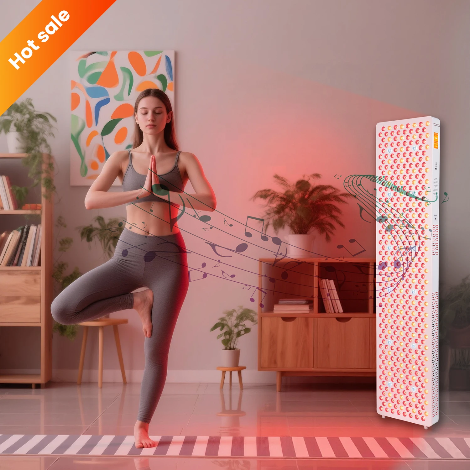 IDEATHERAPY NEW Music Overheat protection Red Light Therapy Bed Full Body Led Therapy Red Light Panel