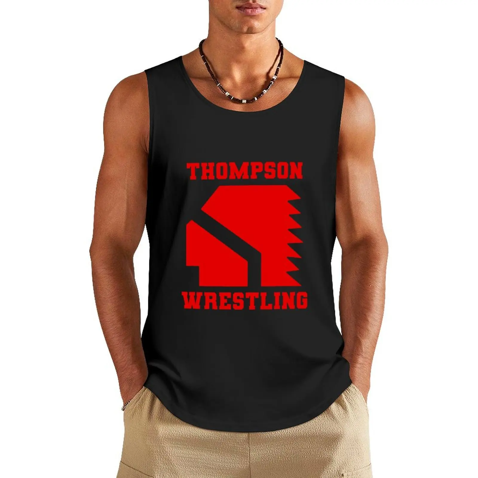 Thompson Wrestling / Vision Quest / Matthew Modine Tank Top Man summer clothes Men's summer clothes