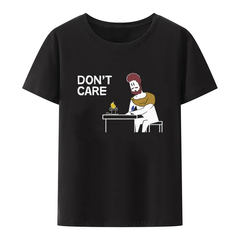 Don't Care Funny Motivational Words T Shirt  Word Graphic T-shirts Streetwear Unisex Women Men Clothing Tees Tops  Camisas