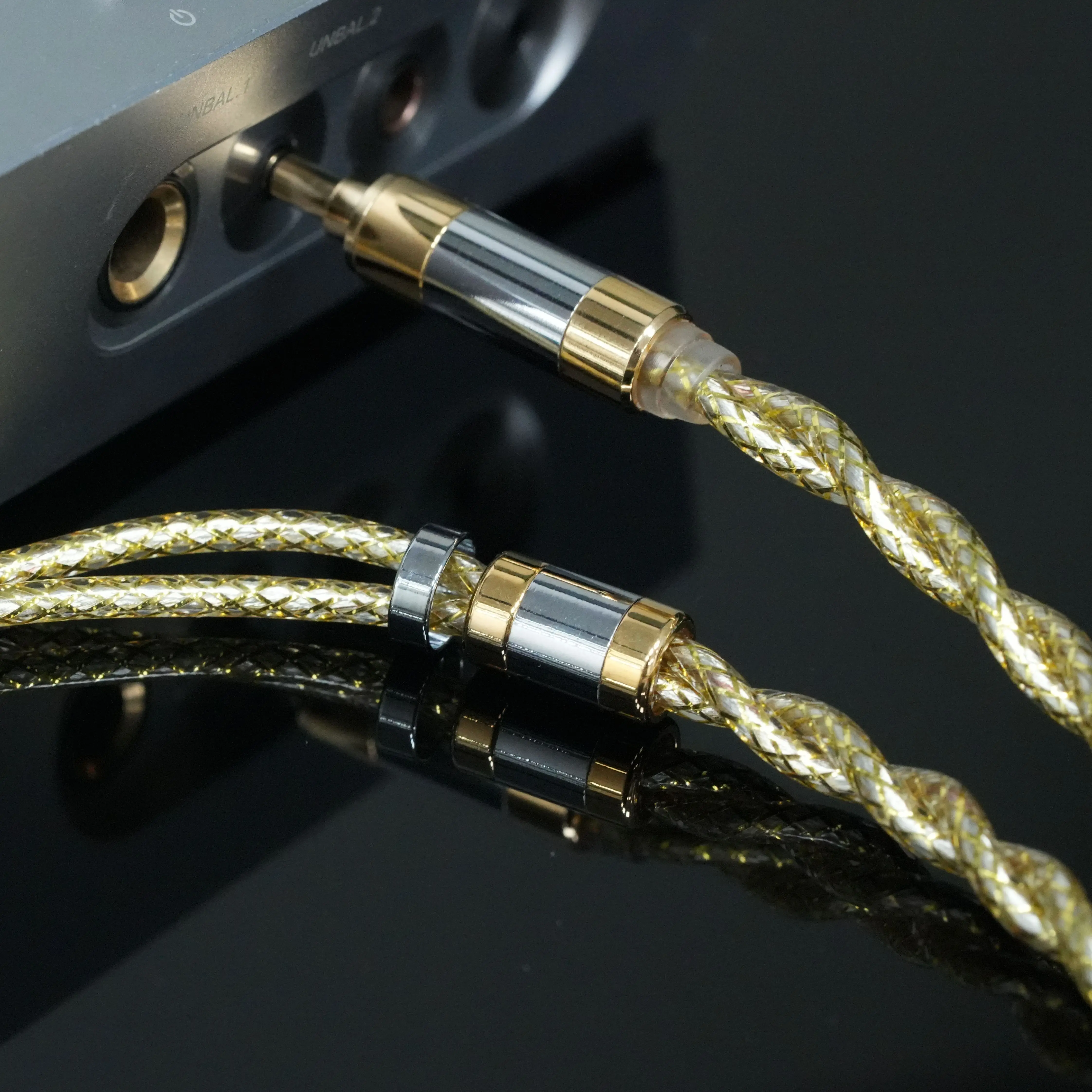 XINHS HA015 Litz HiFi Audio Cable Monocrystalline Copper Palladium-Plated 0.78mm 2PIN Headphone Upgrade Cable For  for NX8