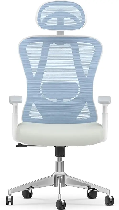 

naspaluro Ergonomic Office Chair：High Back Desk Chair for Heavy People,Computer Chair with 3D Adjustable Armrest and Headrest,