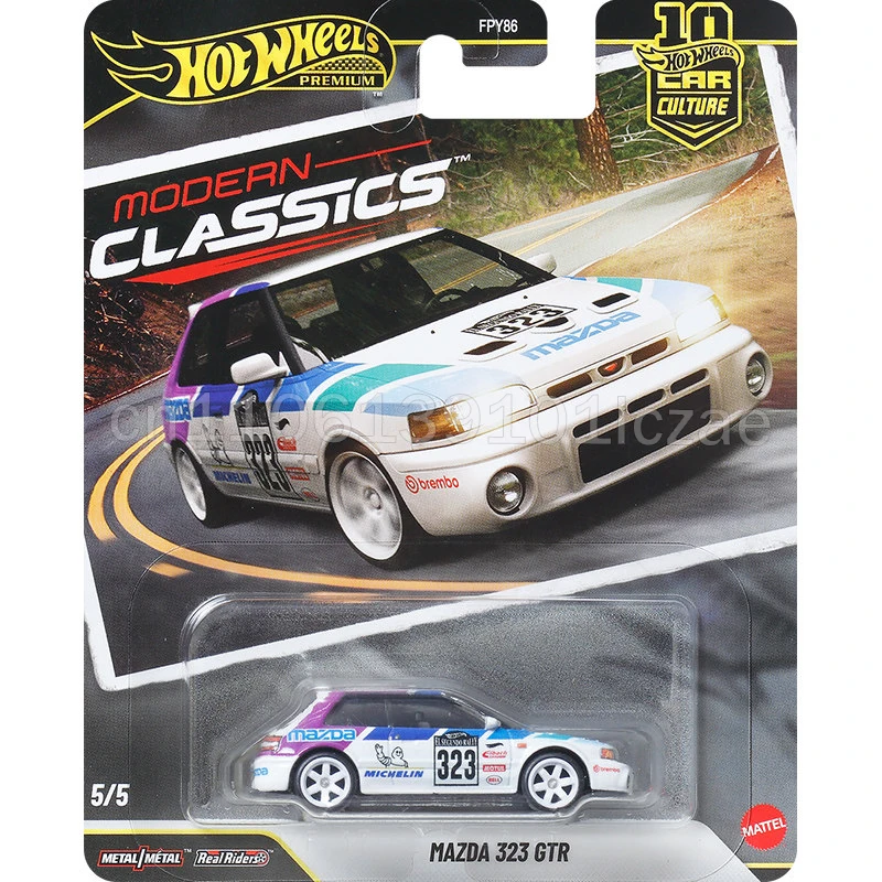 

2026 Hot Wheels Premium FPY86-S Car Model Ferrari Testarossa Porsche 993 GT2 Mazda 1:64 Diecast Collector's Gift Toys