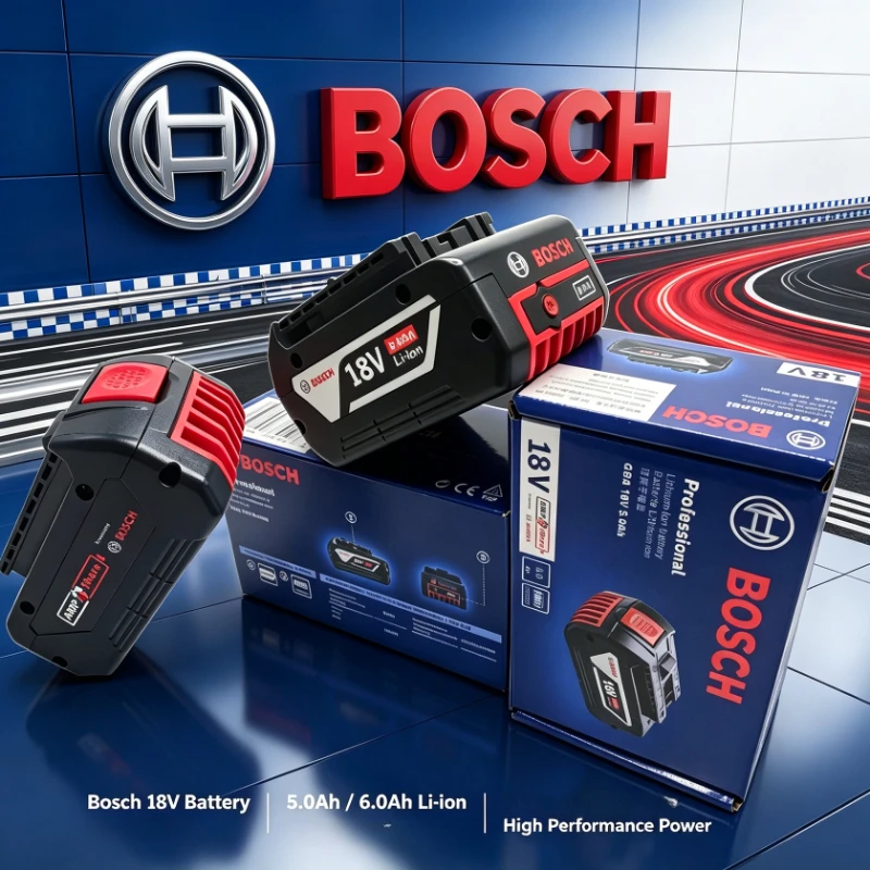 Original Bosch 18V Battery 6.0Ah High Torque Li-ion Battery Fits GDS18V-350 GDX18V-285 GDR18V-215, Cordless Impact Wrench Tools