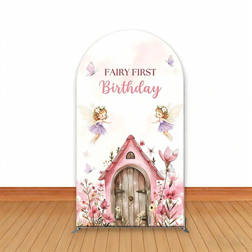 

Mehofond на заказ 2-сторонний сказочный гриб с цветочным рисунком для девочек на день рождения, чехол для детского душа, арка Chiara, фон для декора, фон