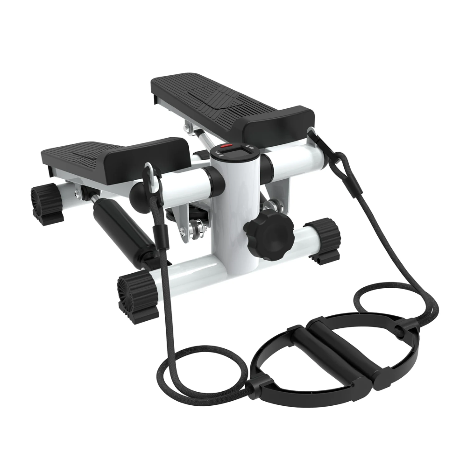 Mini Steppers para exercícios, escada Stepper com faixas de resistência, mini Stepper com capacidade de carga de 300LBS, Fitness Hydraulic St