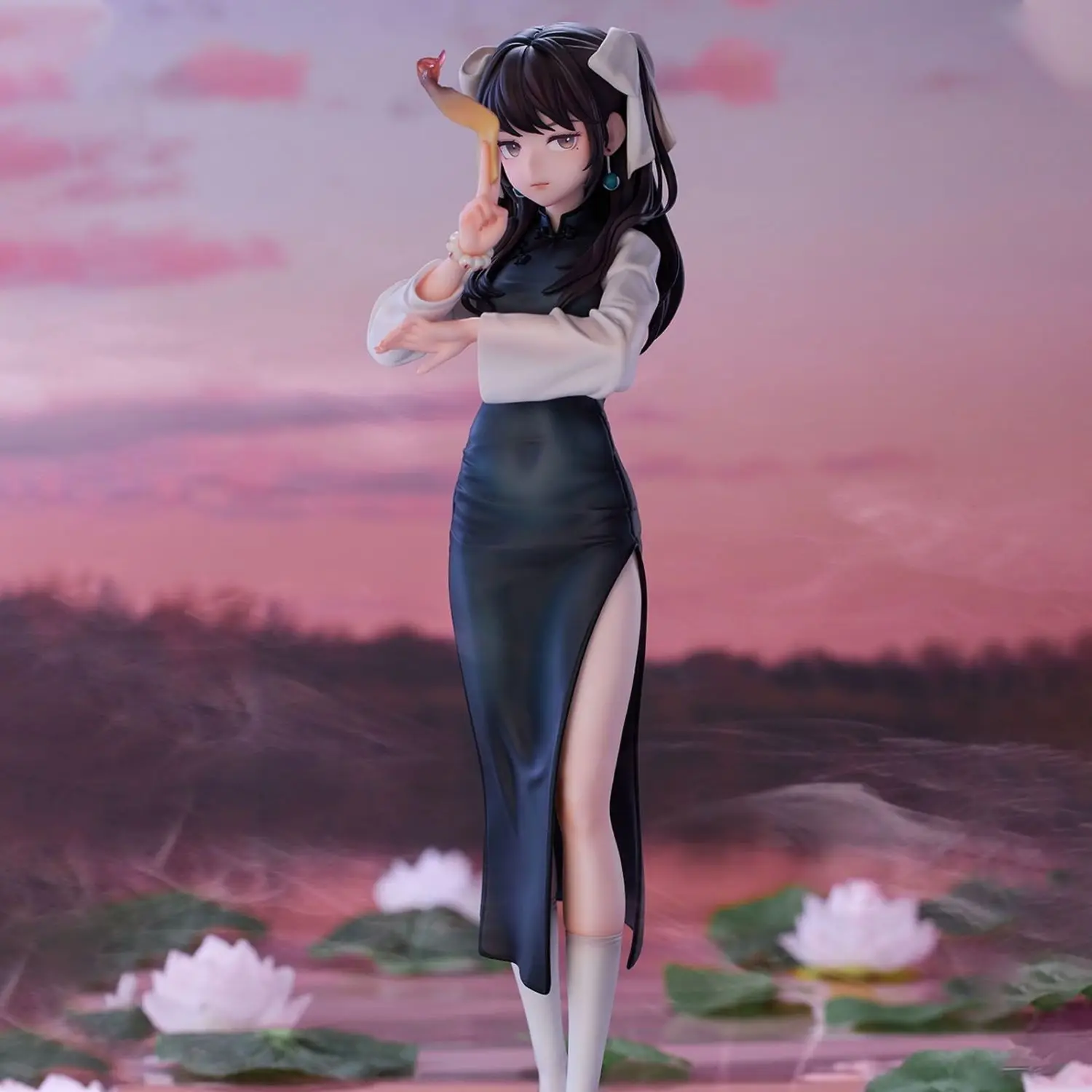 نماذج لعبة الطب إصبع شيونغسام معركة ليتل تاوست الكاهن ليتل جونيور شقيقة الأبعاد التماثيل فتاة جميلة